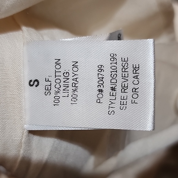 Promesa cream colored dress size S NWT - Picture 4 of 5